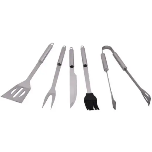 5-Piece Stainless Steel Braai Set Set